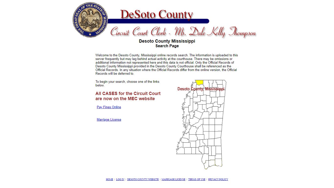 Desoto County Mississippi - Delta Computer Systems